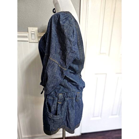 Apple Bottom Jeans Jumper Tunic with Drawstring Women's Large - Picture 3 of 16